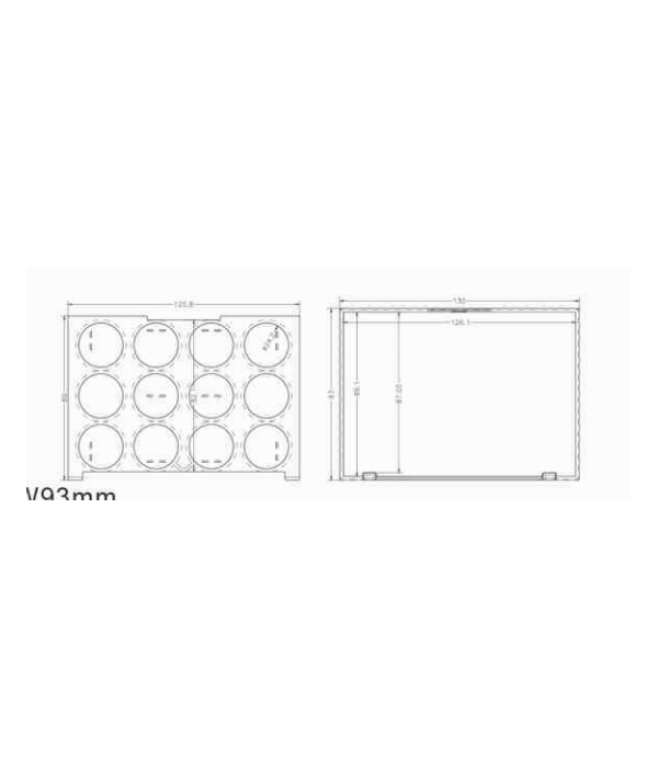 detail of HN3476-사용자 정의 단색 빈 분말 상자